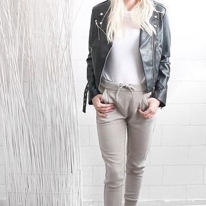 Jillian Harris | For Privilege Linen Blend Joggers